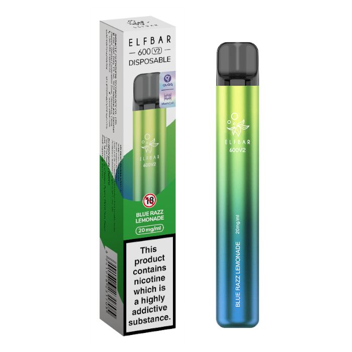Elf Bar V2 Disposable Vape Pen -Blue Razz Lemonade